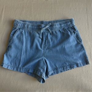 GAP Denim Drawstring Chambray 3.5” Shorts